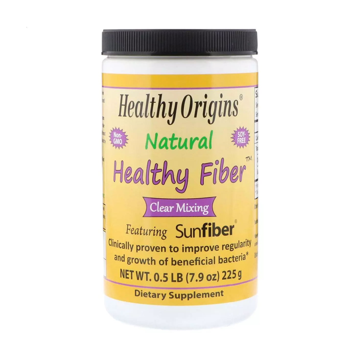 Натуральна клітковина Healthy Origins Natural Healthy Fiber в порошку, 225 г